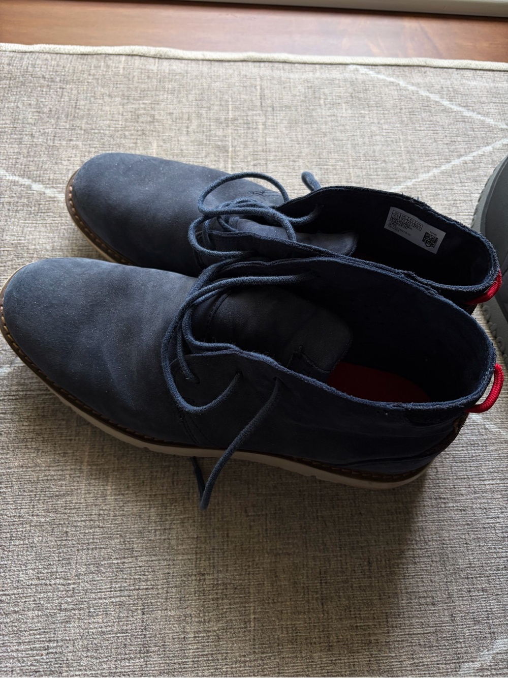 Men's TOMS Navy Chukka Boots - Casual Lace-Up